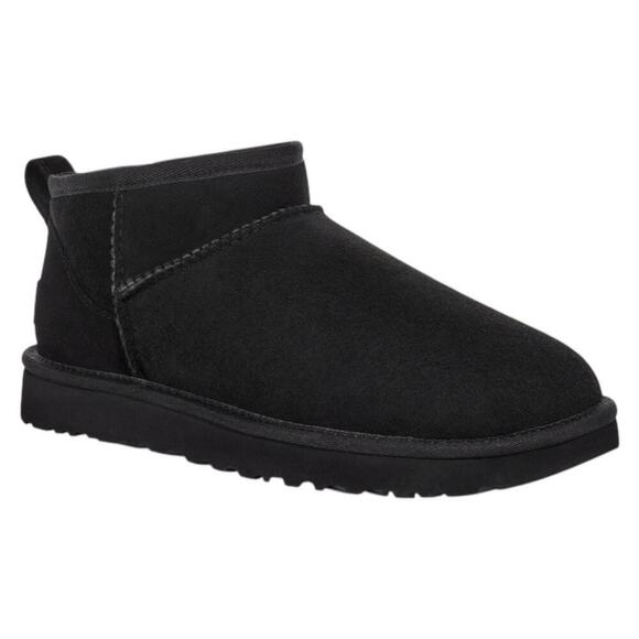 UGG® Womems Black Classic Ultra Mini Snow/Winter Boots | NEW/ NIB!! - Picture 1 of 16